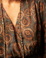 COLLAR LARGO CRISTAL COMBINADO TAUPE - Monica Ecco