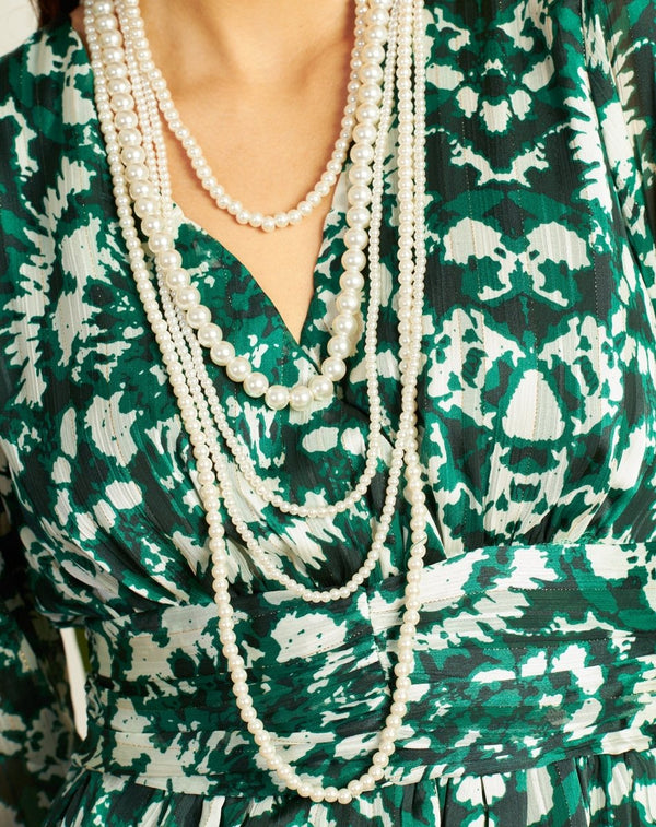 COLLAR PERLAS MIL VUELTAS - Monica Ecco