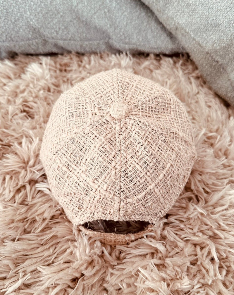 GORRA TWEED BEIGE - Monica Ecco