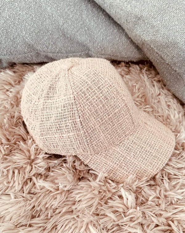 GORRA TWEED BEIGE - Monica Ecco