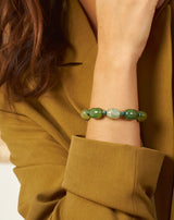 PULSERA CUENTAS CRISTAL JADE - Monica Ecco