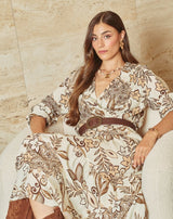 VESTIDO CRUZADO MAR - Monica Ecco