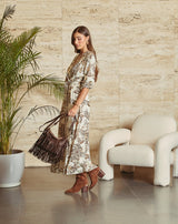 VESTIDO CRUZADO MAR - Monica Ecco