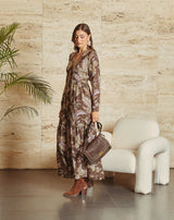 VESTIDO ESTAMPADO RAMONA - Monica Ecco