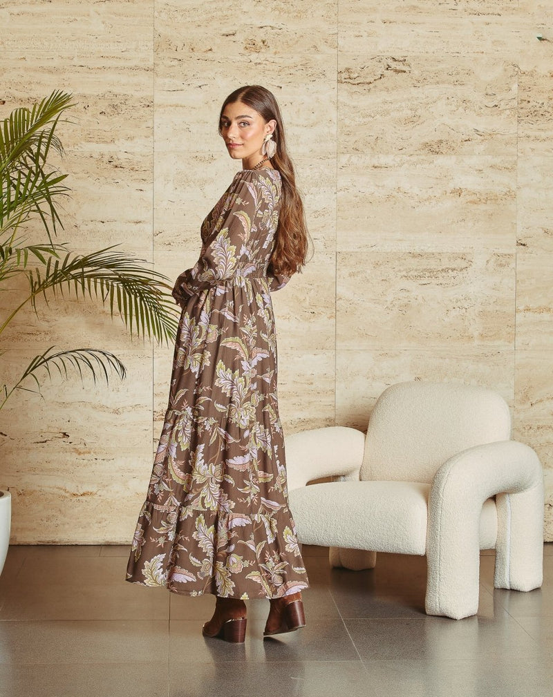 VESTIDO ESTAMPADO RAMONA - Monica Ecco