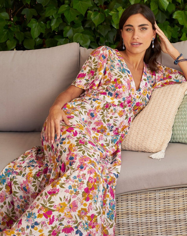 VESTIDO FLORES CAMPESTRE - Monica Ecco