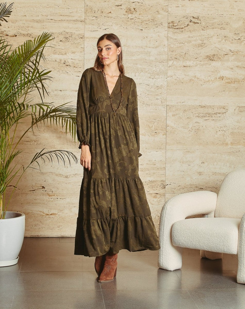 VESTIDO FLORES NURIA KAKHI - Monica Ecco