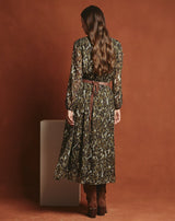 VESTIDO PRINT MOON MUSGO - Monica Ecco