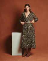 VESTIDO PRINT MOON MUSGO - Monica Ecco