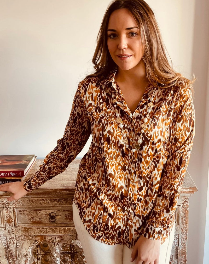 CAMISA PRINT ANIMAL - Monica Ecco