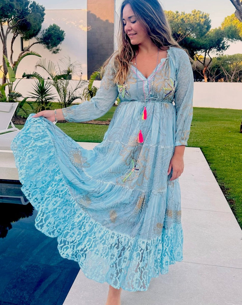 VESTIDO BOHO ESTRELLA - Monica Ecco